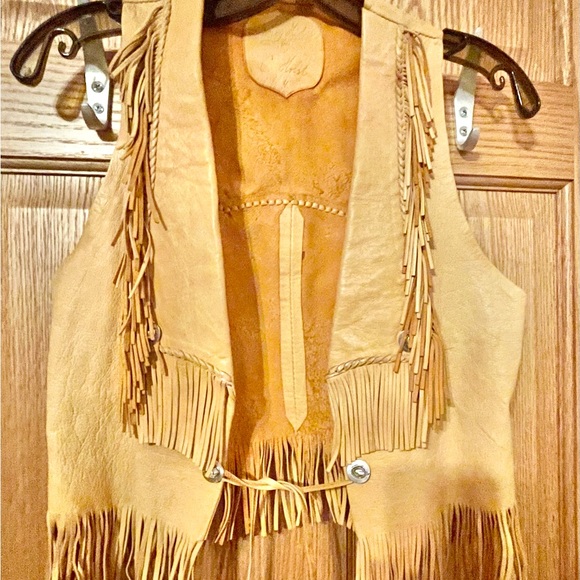 Vintage Antelope Leather Jacket, Halter and Skirt Set - Picture 6 of 16